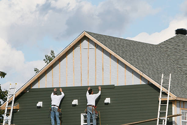 Professional Storm Damage Siding Repair technician working in Basking Ridge, NJ